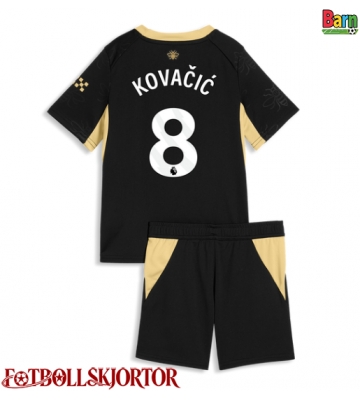 Manchester City Mateo Kovacic #8 Borta Kläder Barn 2026-27 Kortärmad (+ Korta byxor)